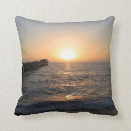 Almofada Travesseiro decorativo do oceano da praia