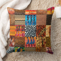 Travesseiro decorativo do padrão africano Tribal