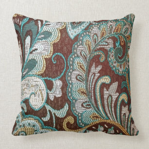Almofada Travesseiro decorativo do padrão Vintage Paisley