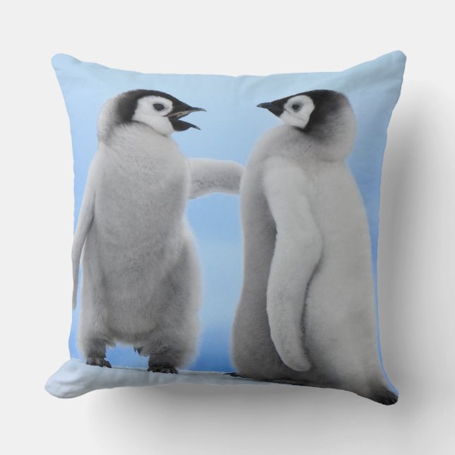 Almofada Travesseiro decorativo do pinguim (Frente)