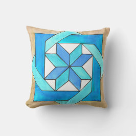 Almofada Travesseiro decorativo do Quilt Block
