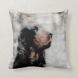 Almofada Travesseiro decorativo do setter de Gordon