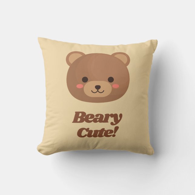 Almofada Travesseiro decorativo do Urso de Teddy (Frente)