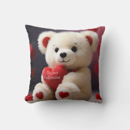 Almofada Travesseiro decorativo do Urso do dia de os namora