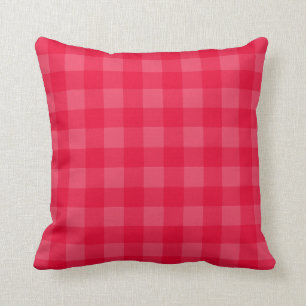 Almofada Travesseiro decorativo do vermelho do teste padrã