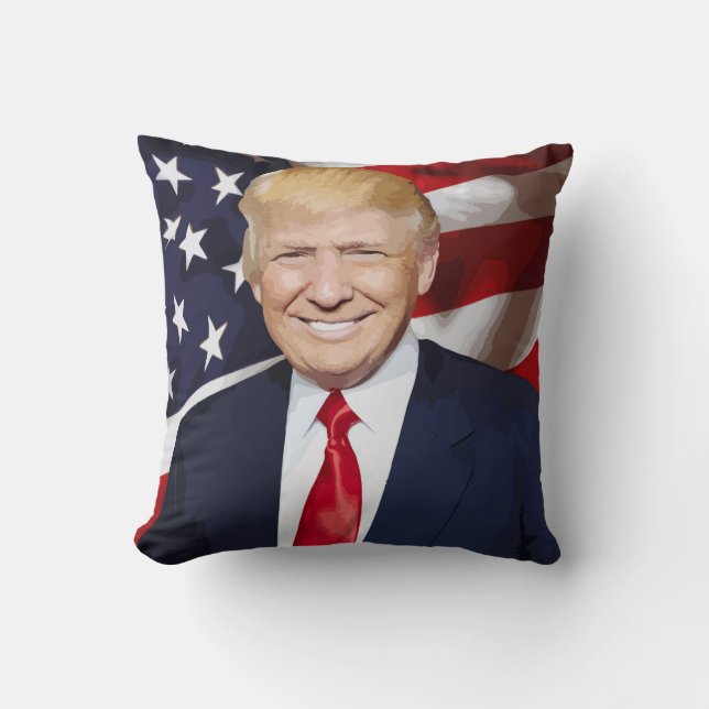 Almofada Travesseiro decorativo DONALD TRUMP (Frente)