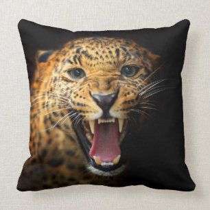 Almofada Travesseiro decorativo dos animais selvagens do