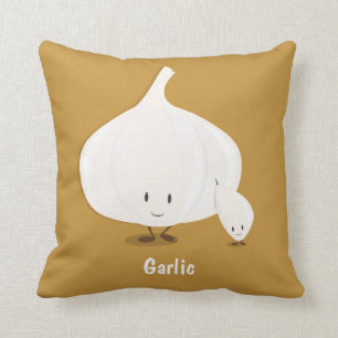 Almofada Travesseiro decorativo dos caráteres   do alho e