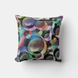 Almofada Travesseiro decorativo dos Círculos Elementares