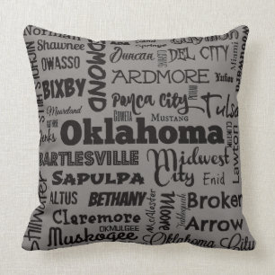 Almofada Travesseiro decorativo dos Oklahomas City 2 nas