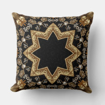 Travesseiro Decorativo Dourado