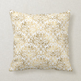 Almofada Travesseiro decorativo Dourado Elegante