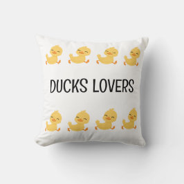 Almofada Travesseiro decorativo Duck Lovers