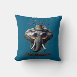 Almofada Travesseiro Decorativo Elefante Chique: Urbano e E