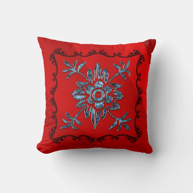 Almofada travesseiro decorativo elegante (Frente)