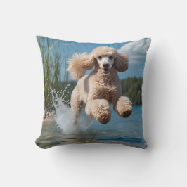 Almofada Travesseiro decorativo Elegante de Poodle Standard