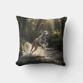 Almofada Travesseiro decorativo Elegante De Whippet