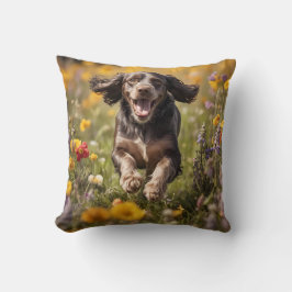 Almofada Travesseiro decorativo Elegante do Cocker Spaniel