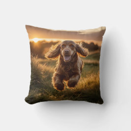 Almofada Travesseiro decorativo Elegante do Cocker Spaniel