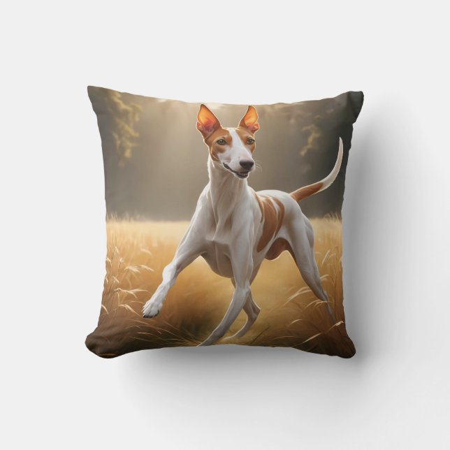 Almofada Travesseiro decorativo Elegante Ibizan Hound (Frente)