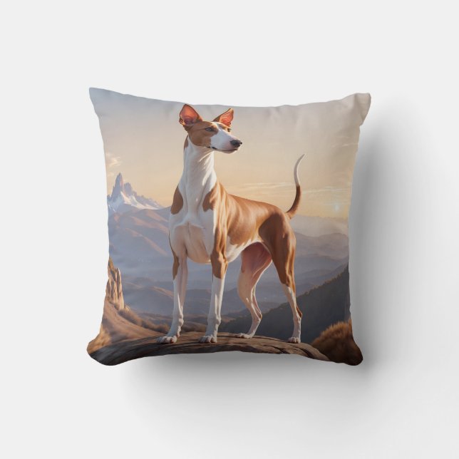 Almofada Travesseiro decorativo Elegante Ibizan Hound (Frente)