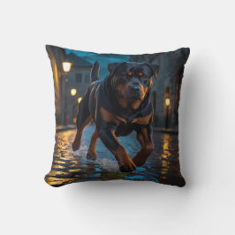Almofada Travesseiro decorativo Elegante Rottweiler
