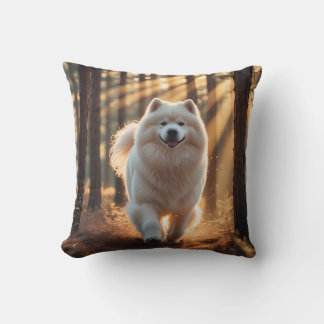 Almofada Travesseiro decorativo Elegante Samoyed