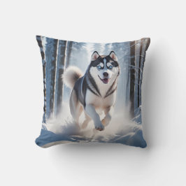 Almofada Travesseiro decorativo Elegante Siberian Husky