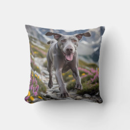 Almofada Travesseiro decorativo Elegante Weimaraner