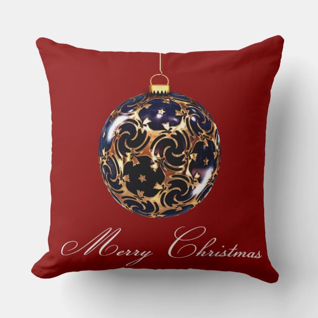 Almofada Travesseiro decorativo enfeites de natal (Frente)