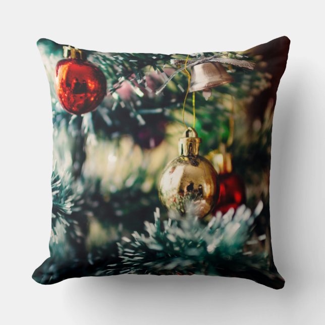 Almofada Travesseiro decorativo enfeites de natal (Frente)