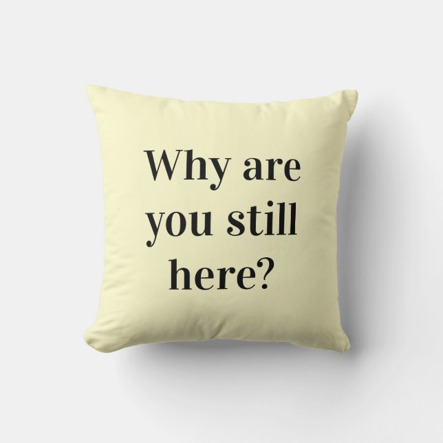 Almofada Travesseiro decorativo engraçado do Introdução (Frente)