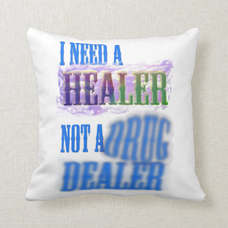 Almofada Travesseiro decorativo - eu preciso um curandeiro