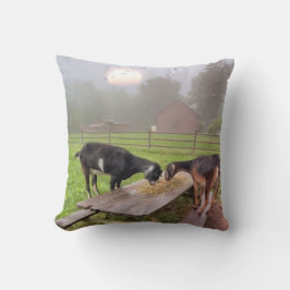 Almofada Travesseiro decorativo Feliz de Cabras Soltas