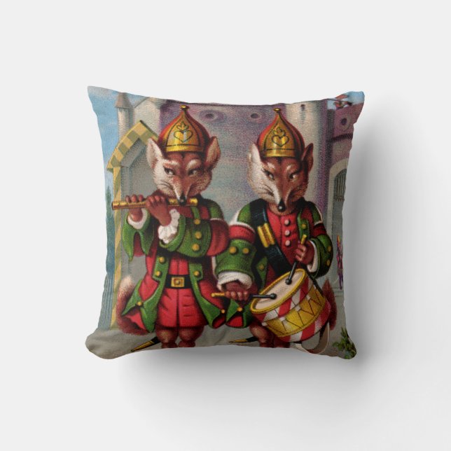 Almofada Travesseiro decorativo Fife & Drum Foxes (Frente)