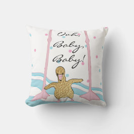 Almofada Travesseiro decorativo Flamingo Quadrado de 16"