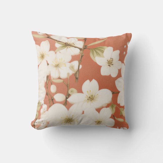 Almofada "Travesseiro Decorativo Floral" (Frente)