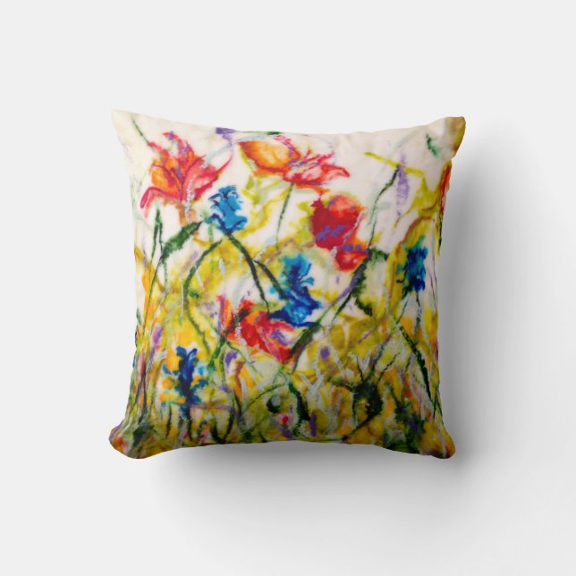 Almofada Travesseiro decorativo floral (Frente)