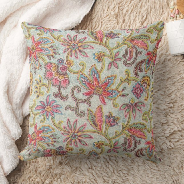 Almofada travesseiro decorativo Floral 1920 (Cobertor)