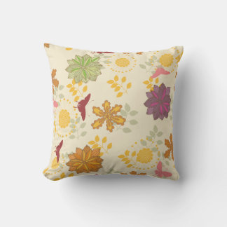 Almofada Travesseiro decorativo Floral de Cores de Queda Vi