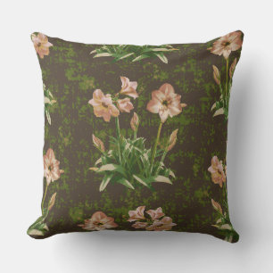 Almofada Travesseiro decorativo Floral de Orange Amaryllis