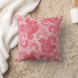 Almofada Travesseiro decorativo Floral de Paisley Rosa Quen