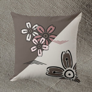 Almofada Travesseiro decorativo Floral do Flor do Flor de T