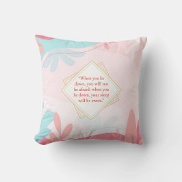 Almofada Travesseiro decorativo Floral Doce - Provérbios 3: