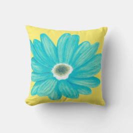 Almofada Travesseiro decorativo Floral Lemon Yellow Summer