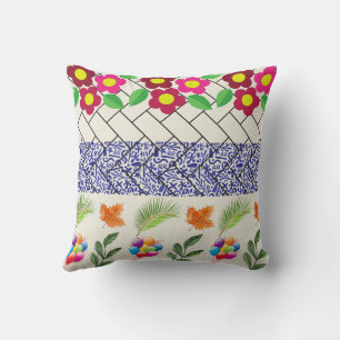 Almofada Travesseiro decorativo Floral Personalizado, Perso