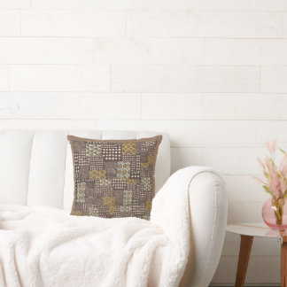 Almofada Travesseiro decorativo Floral Rustic Boho Patchwor