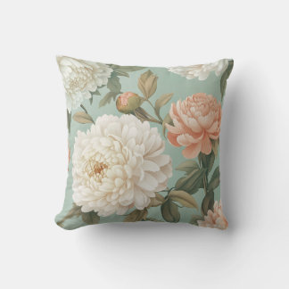 Almofada Travesseiro decorativo Floral Soft Peony