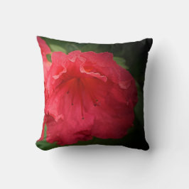 Almofada Travesseiro decorativo Floral Vermelho Elegante