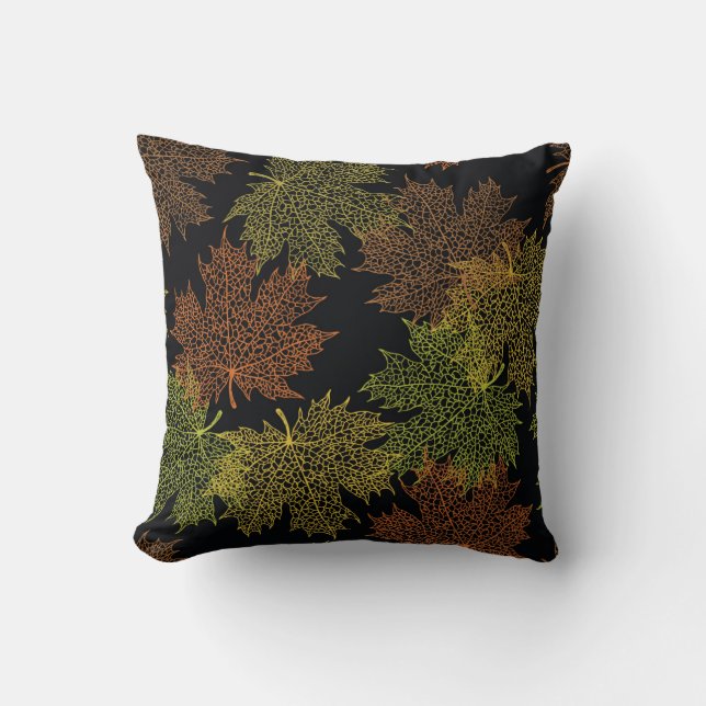 Almofada Travesseiro Decorativo-Folhas de Outono (Frente)
